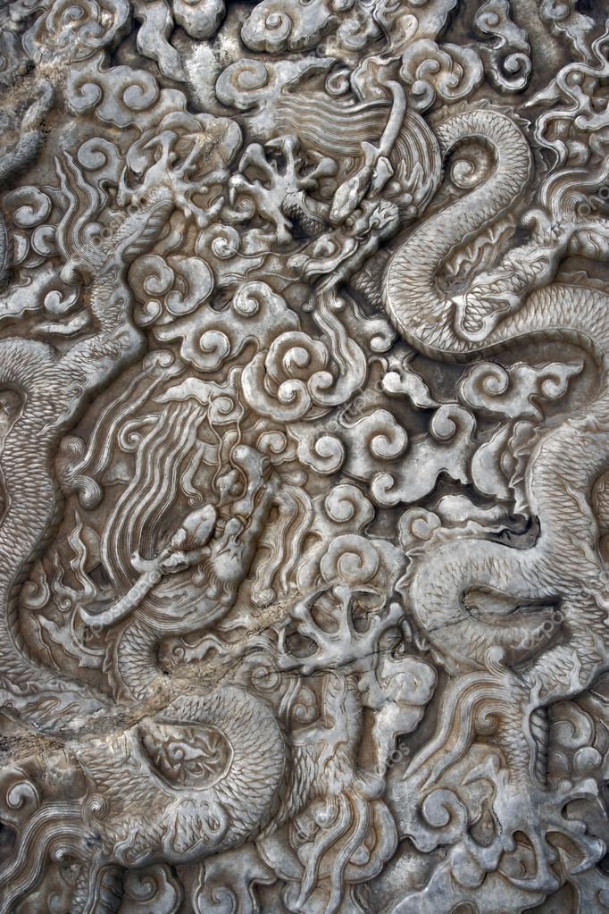 verticle chinese stone art