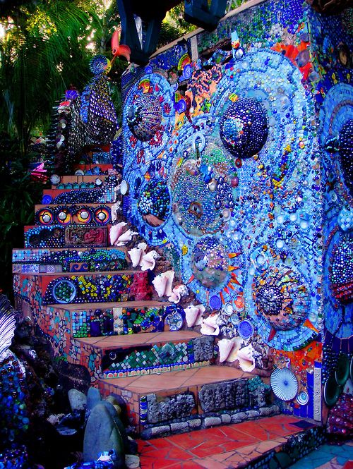 stairs mosaic